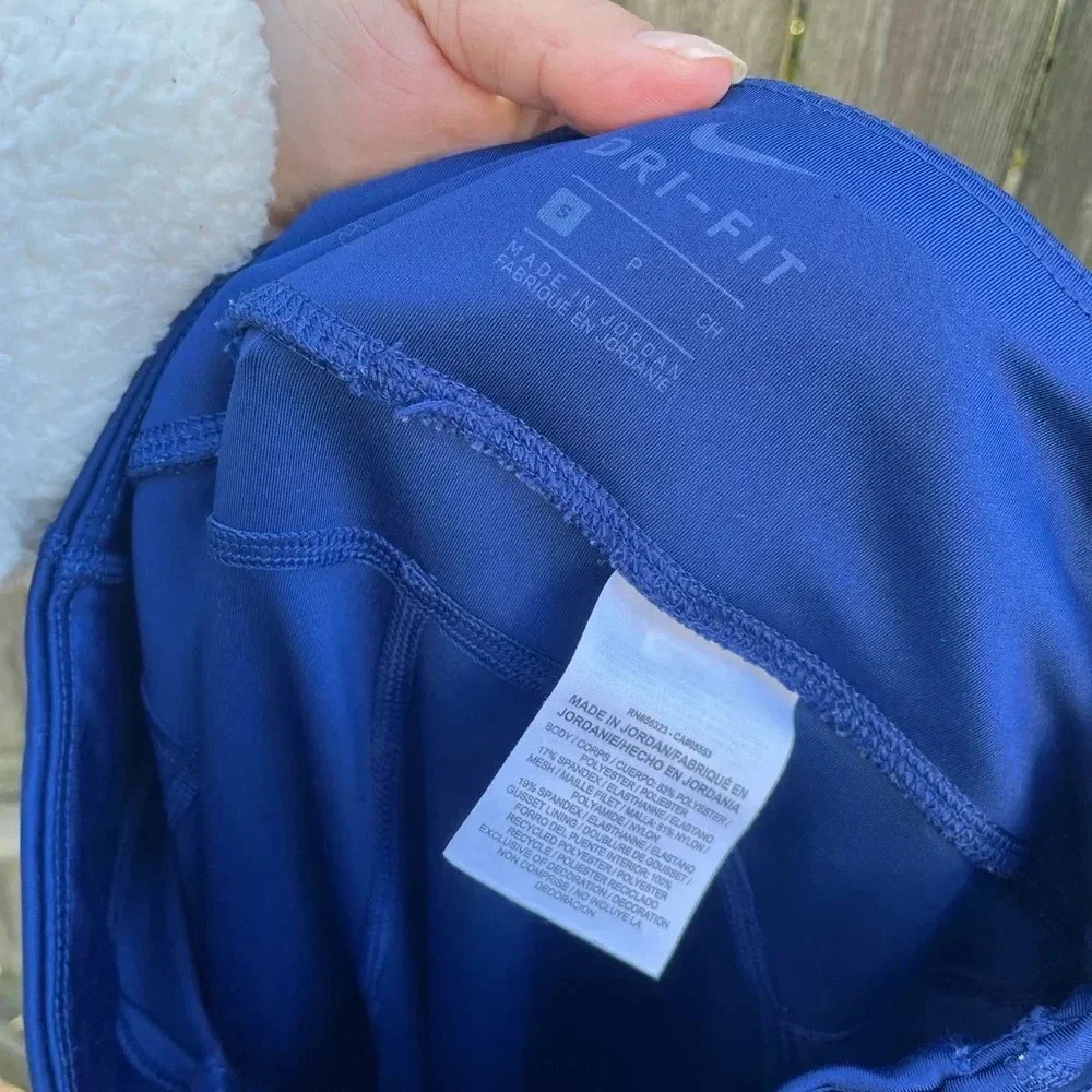 NIKE COBALT BLUE RUNNING LEGGINGS - Picture 5 of 5